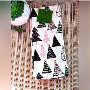 Kate Spade New York kitchen towels Christmas tree set of 2